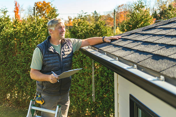 Professional Roofing technician working in Moriches, NY